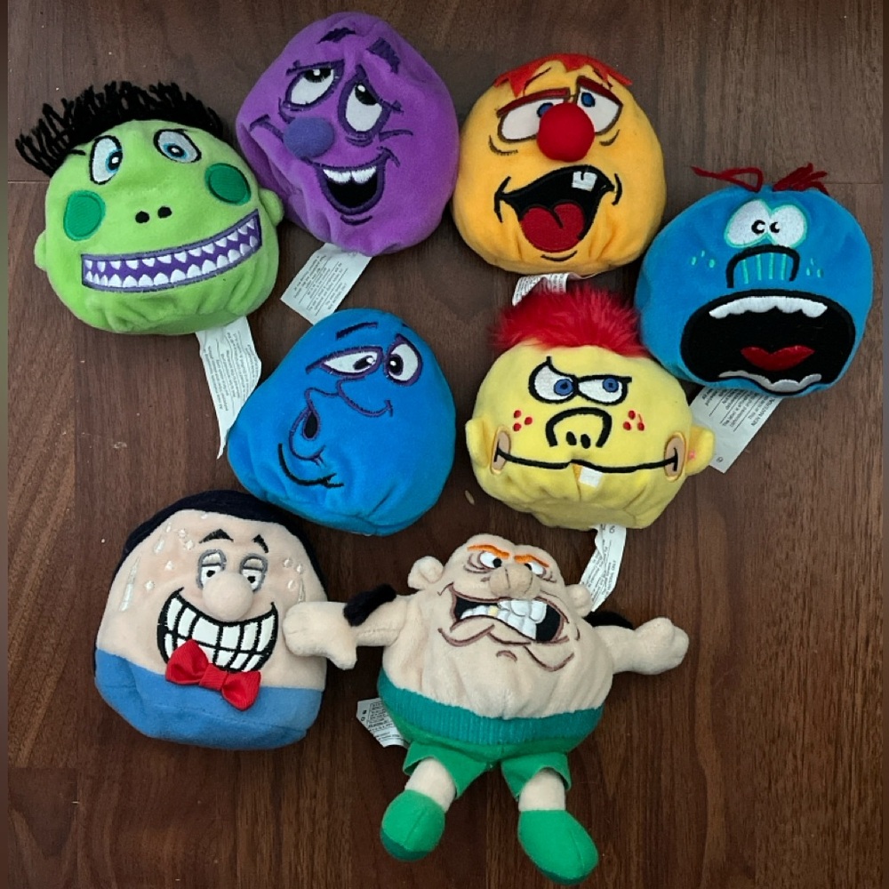 Silly Slammers Colorful Monster Plush Toy Set ‼️NO SOUND (8)‼️